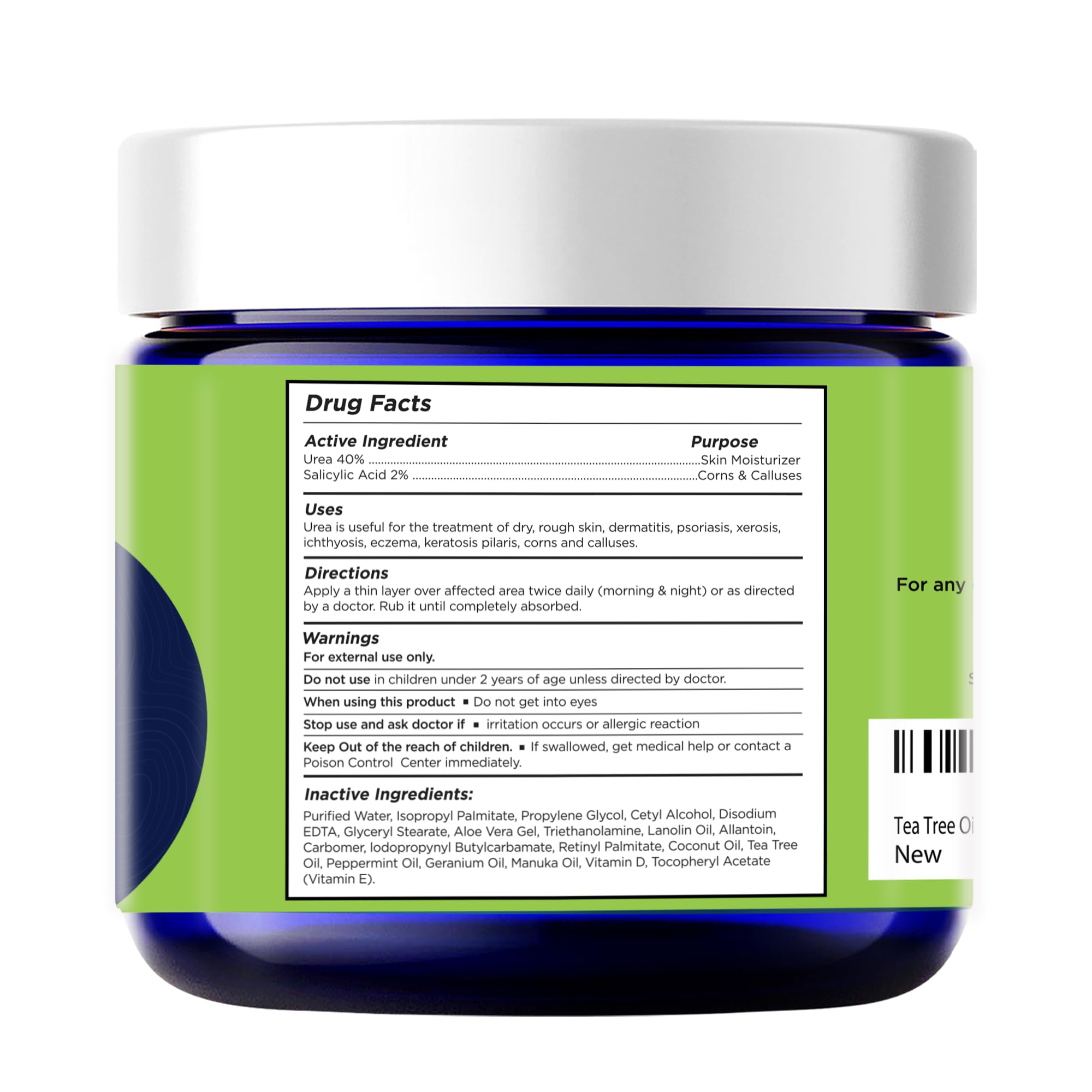 FOOT CURE Crema de Pies, textura suave al aplicar para hidratación profunda.