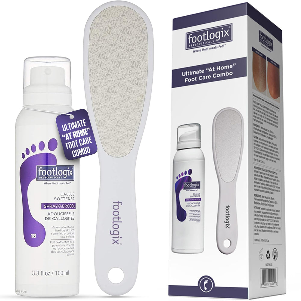 Footlogix spray suavizante de callos para pies facilita la eliminación de durezas