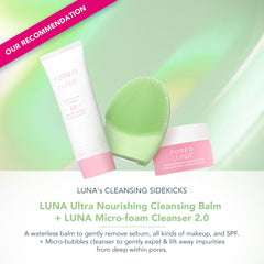 FOREO LUNA 4, silicona higiénica que minimiza residuos en la piel.