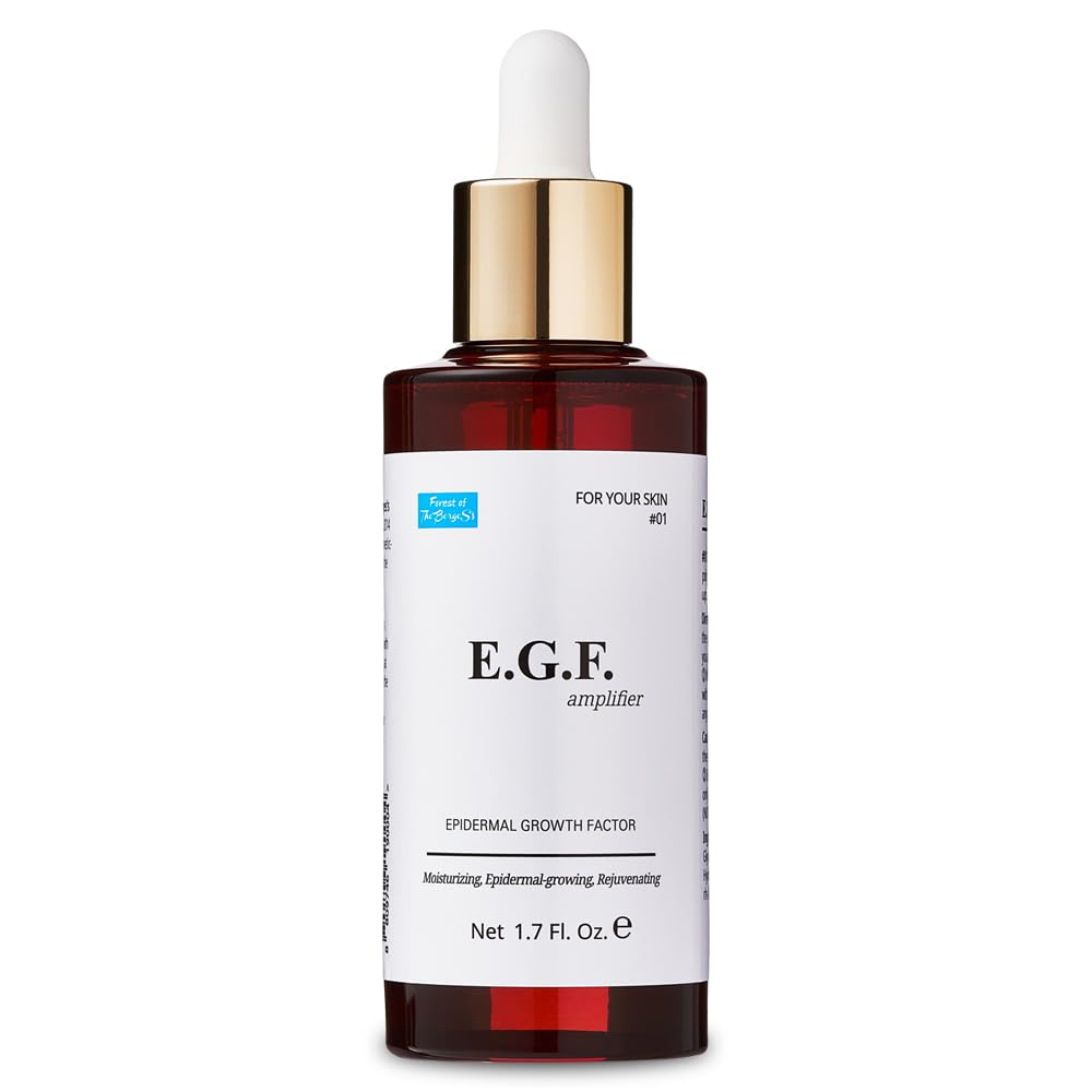 FOREST OF THE BORGES'S EGF Serum, frasco de vidrio ámbar, promueve piel más suave.
