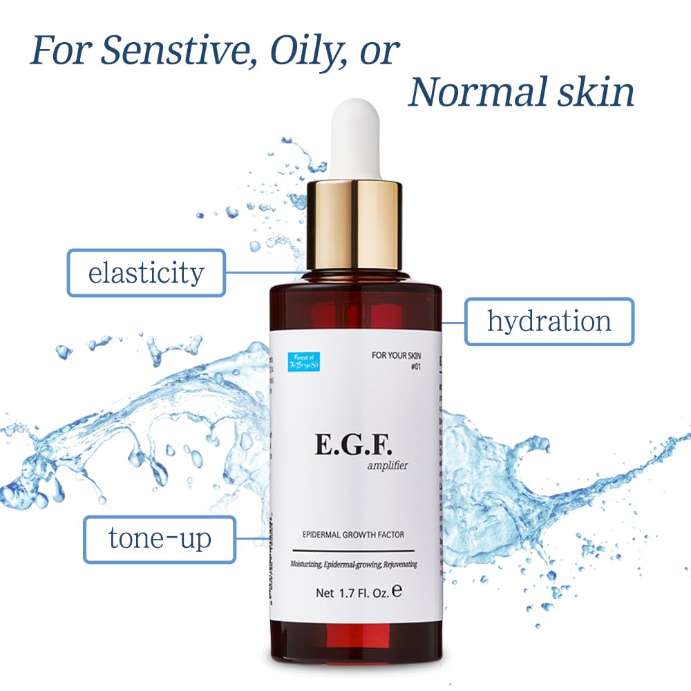 FOREST OF THE BORGES'S EGF Serum, caja elegante que luce en cualquier baño.