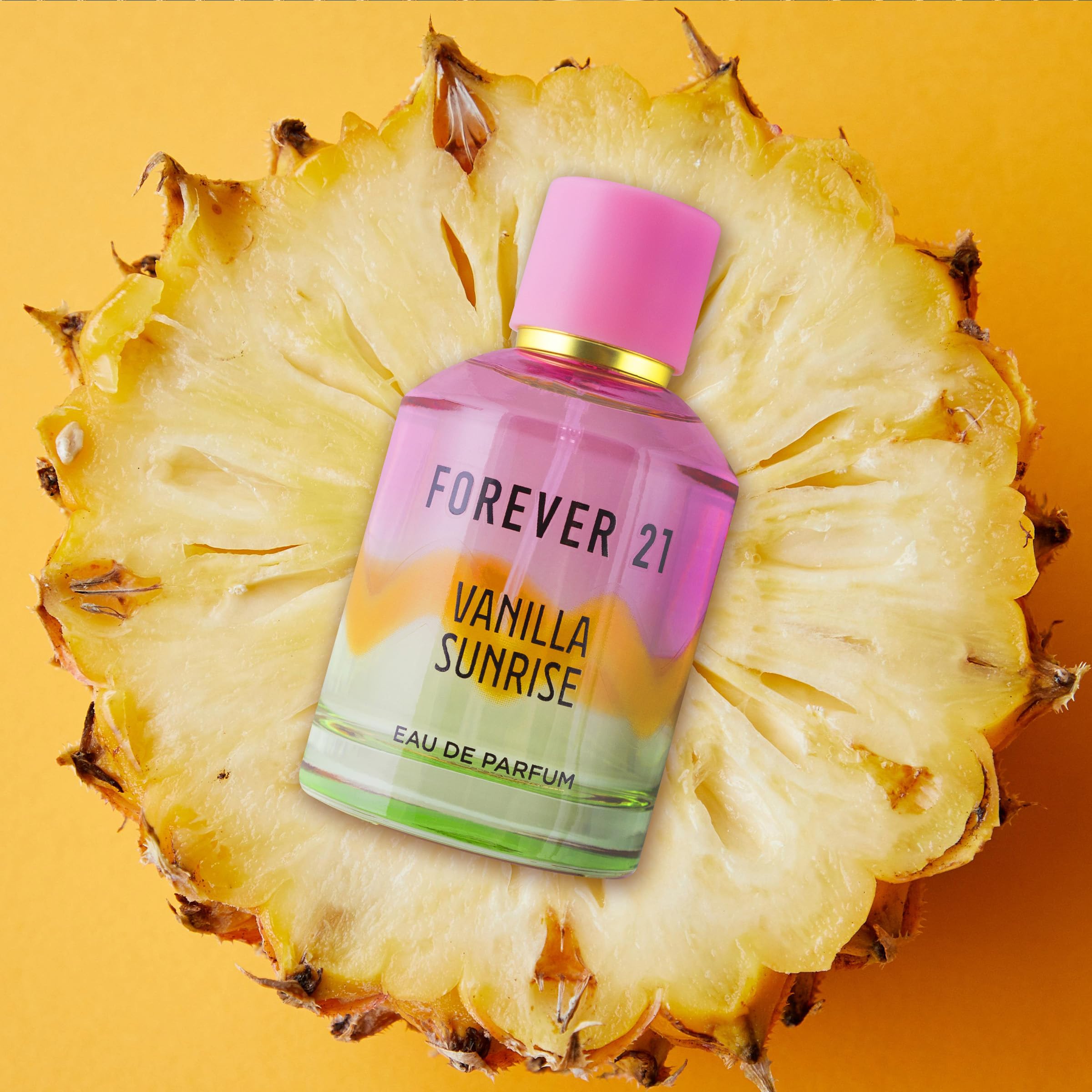 Notas de salida de vainilla en Forever 21 Vanilla Sunrise.