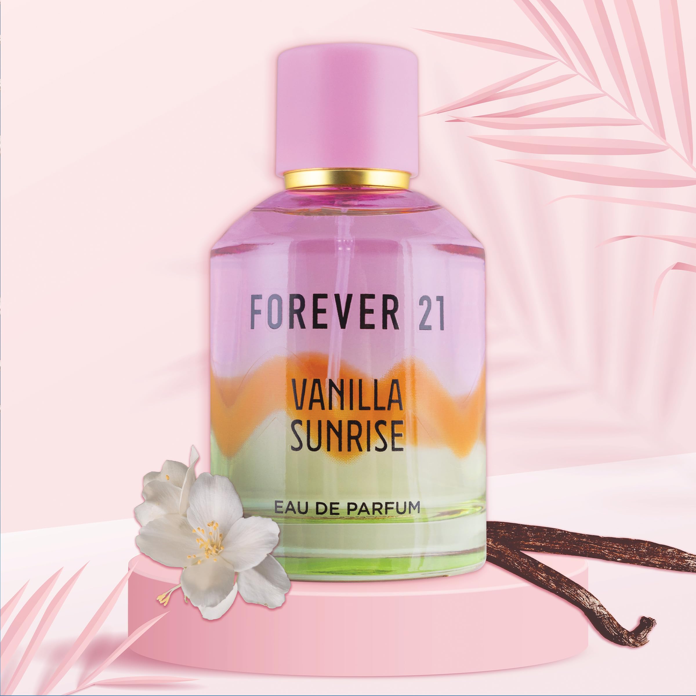 Notas medias de jazmín en Forever 21 Vanilla Sunrise.