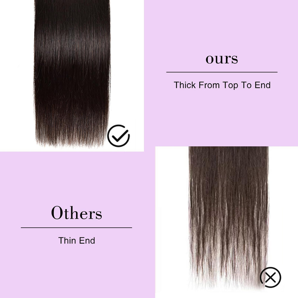 Mechas fphko con doble costura, mayor durabilidad y densidad.