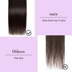 Mechas fphko con doble costura, mayor durabilidad y densidad.