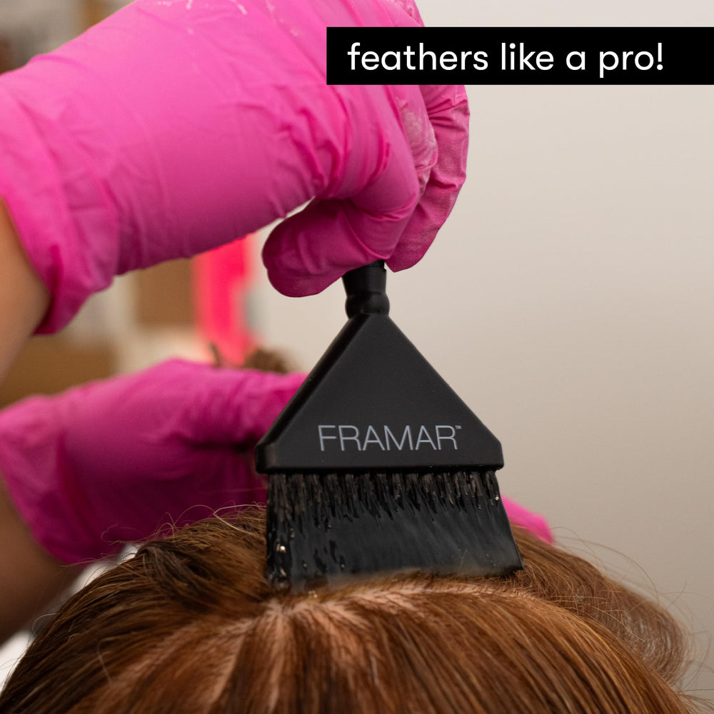 Cerdas de alta calidad FRAMAR y diseño ergonómico para deslizamiento suave.