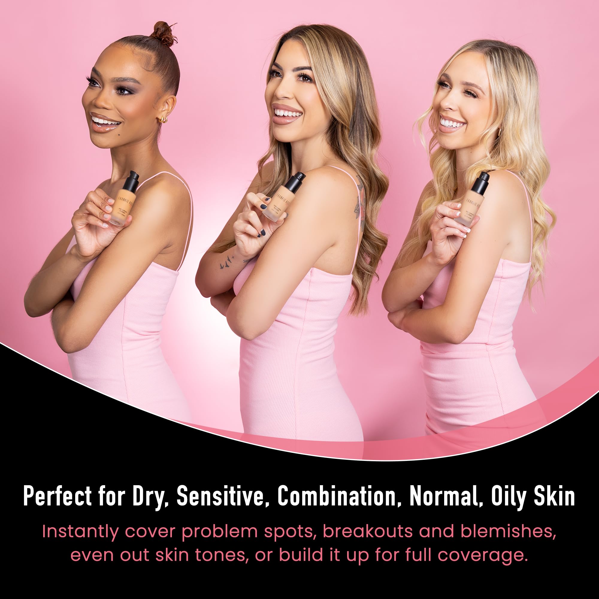 Frankie Rose Cosmetics: textura ligera con sensación hidratante al aplicar