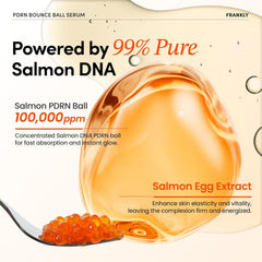 FRANKLY Salmon PDRN Bounce Ball Serum, textura ligera se absorbe rápido