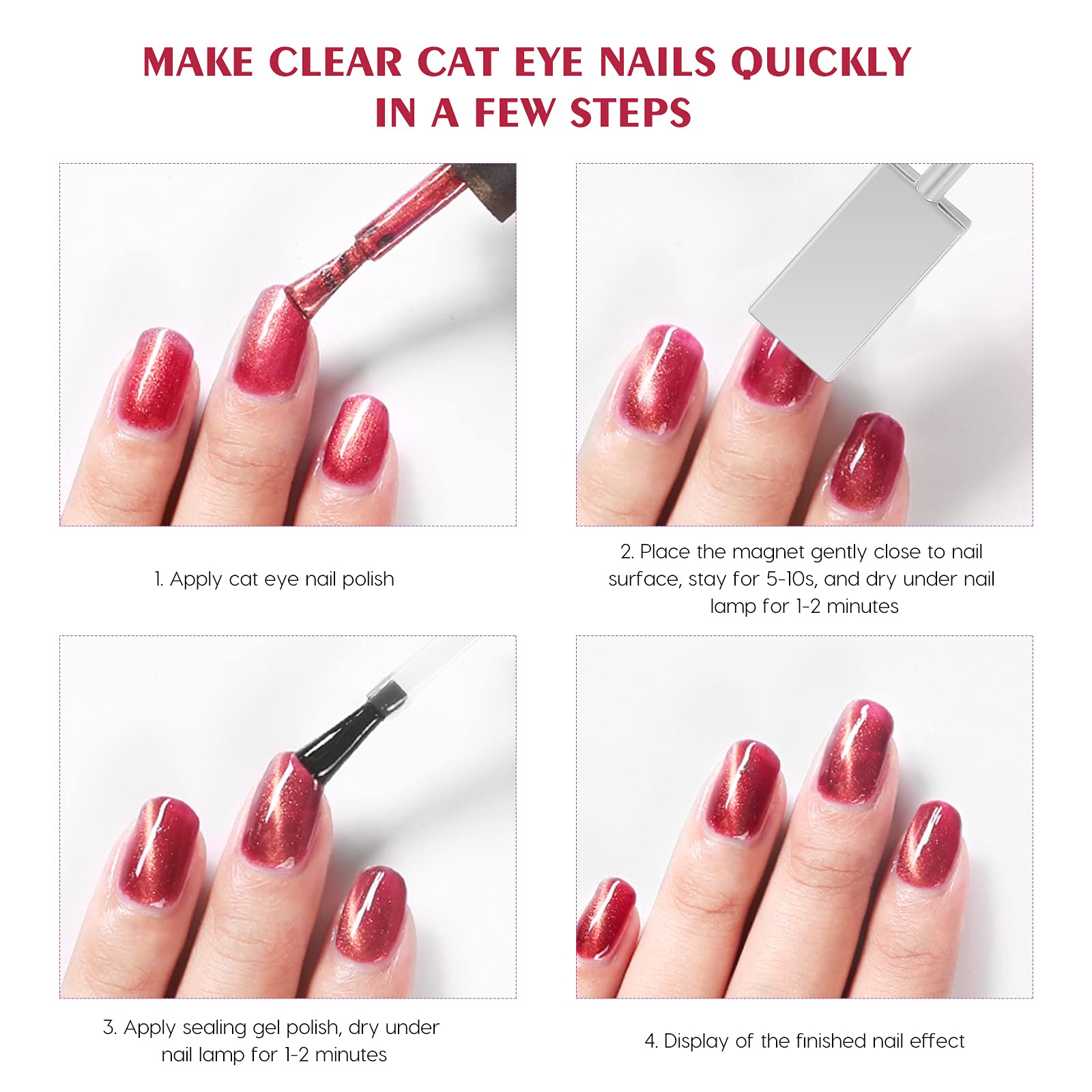 Frcolor permite crear diseños propios ojo de gato en casa.