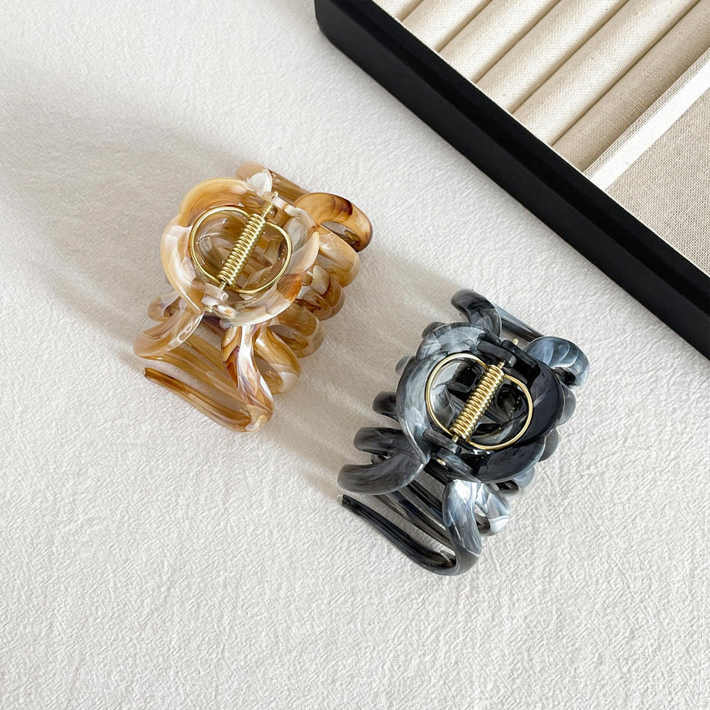 FRDTLUTHW pinzas grandes ligeras para cabello grueso o fino.
