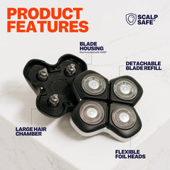 Freebird FlexSeries Pro: afilado de cabezal para un rasurado exacto