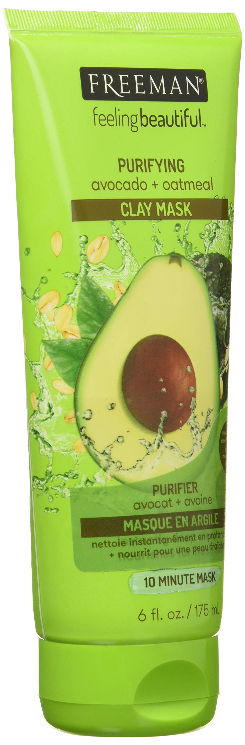 Ingredientes avena y aguacate en Freeman para nutrir la piel.