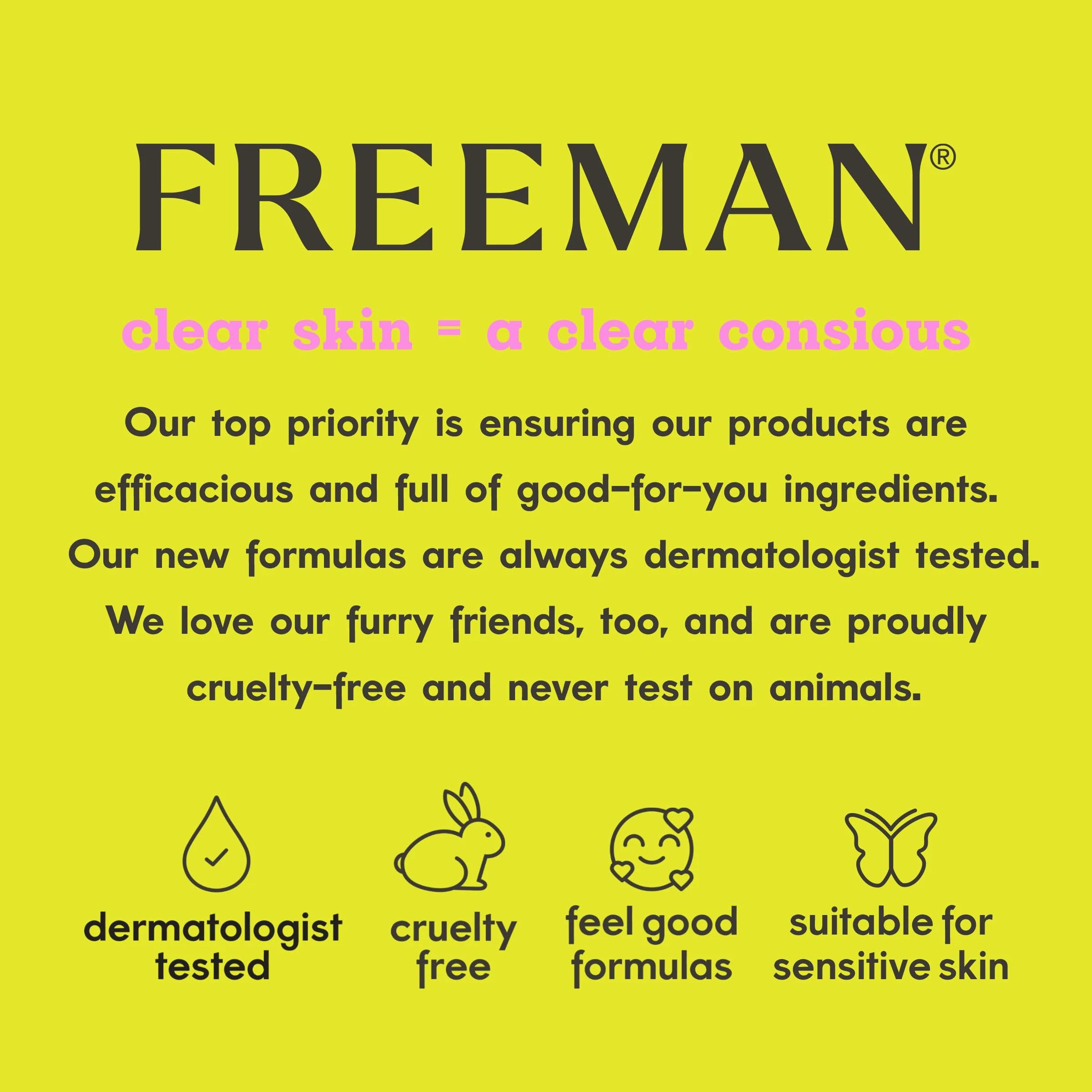 Freeman Love to Mask silicone face buffer for prepping skin before treatment.