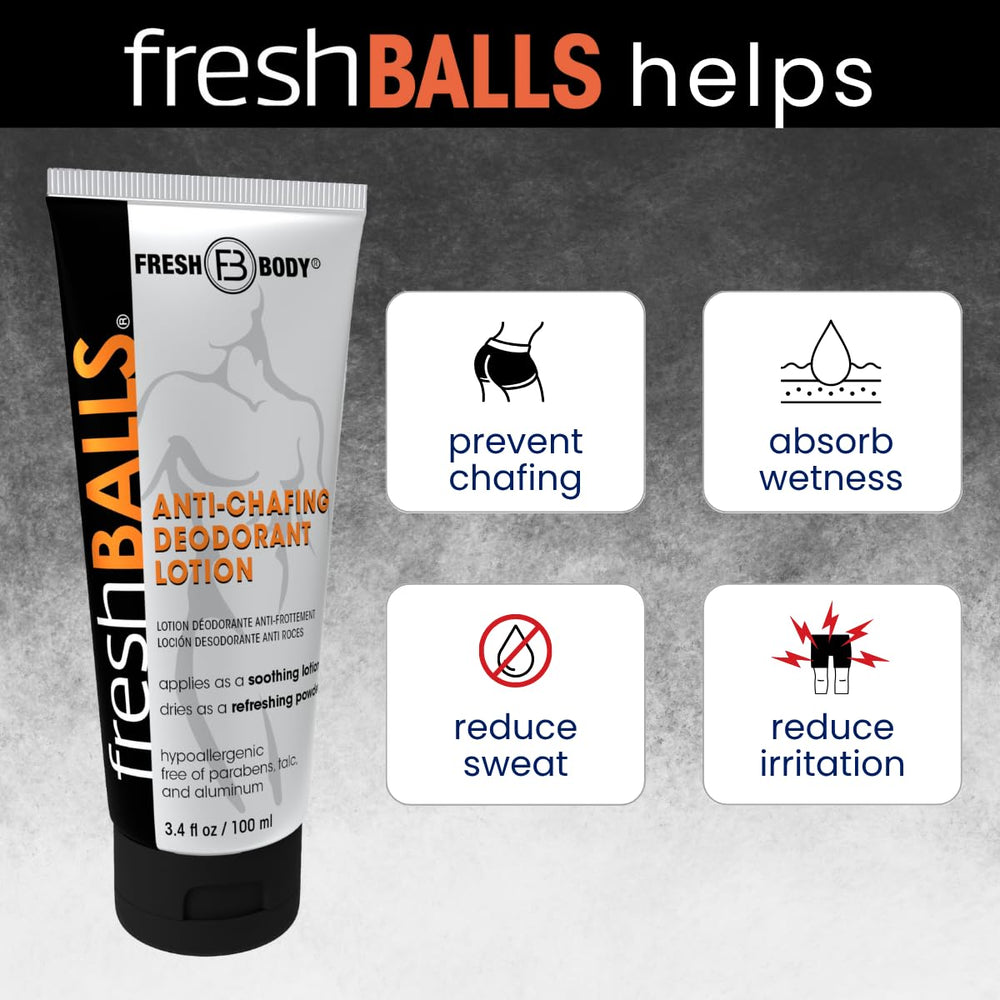 Fresh Balls, aplicación rápida que deja la piel seca.
