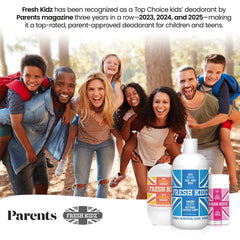 Fresh Kidz Desodorante rodillo para Niña Púrpura: aplicación suave en axilas, uso diario.