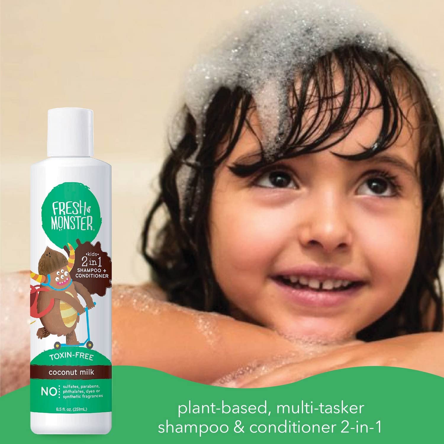 Fragancia natural en Fresh Monster para niños, aroma suave