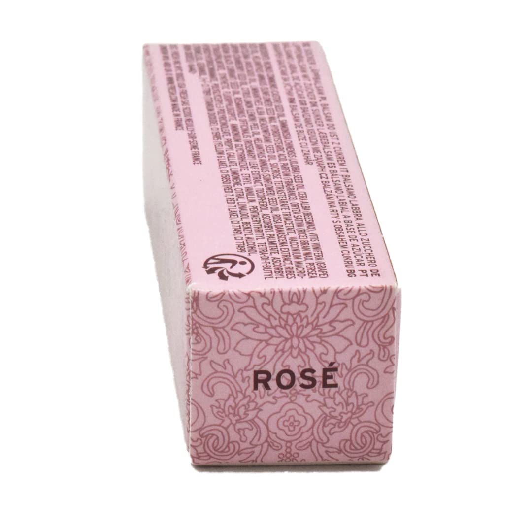 Hidratación duradera de Fresh Sugar Lip Treatment Rose en un embalaje minimalista