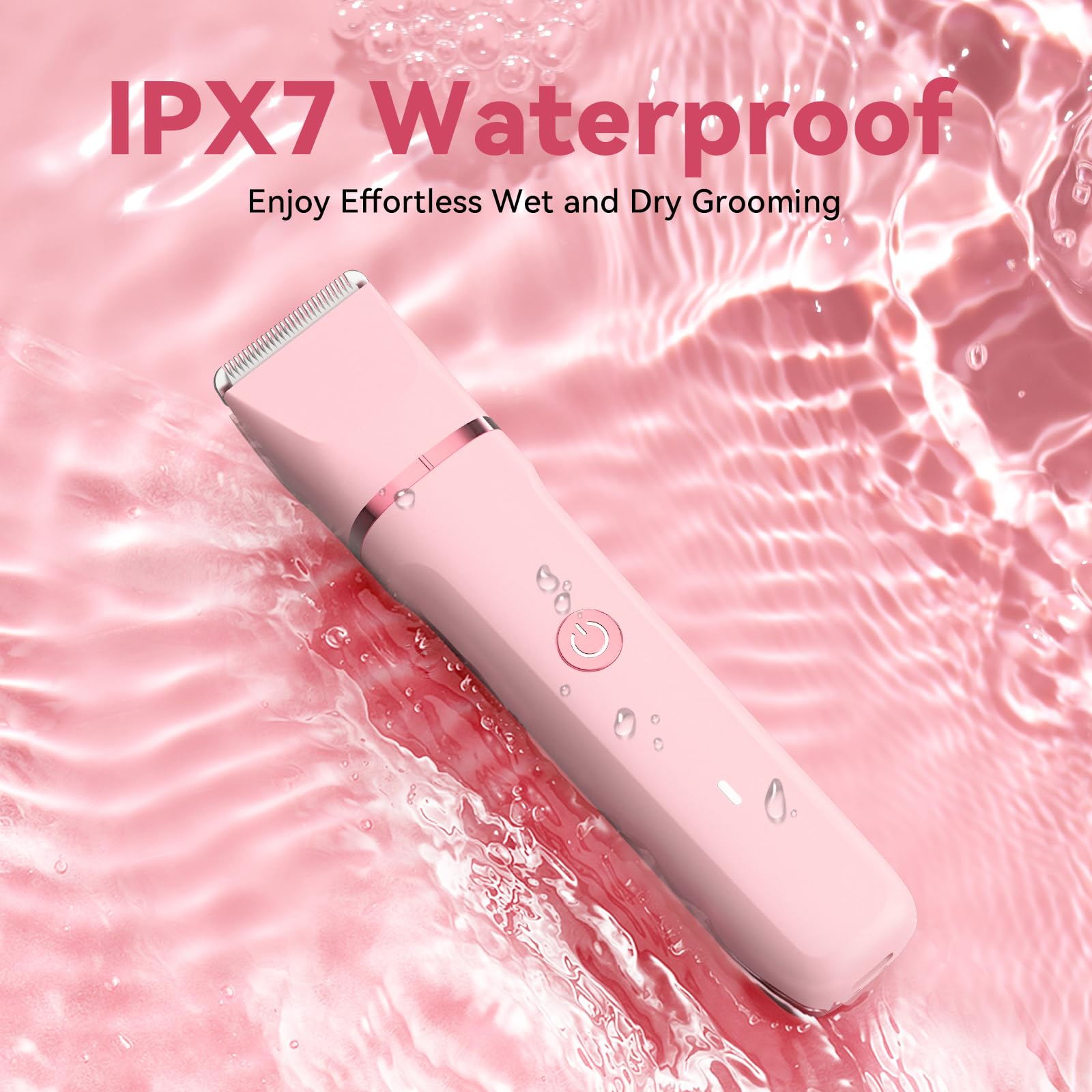 Freyars Bikini Trimmer con conector USB-C para carga rápida y portátil