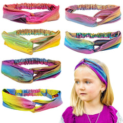 Cinta para el cabello FROG SAC sirena con nudo, ajustable y cómoda.