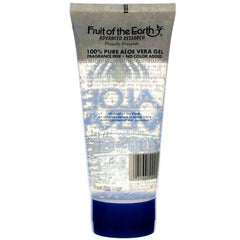 Fruit of the Earth Aloe Vera gel sin perfume ni color añadido para piel sensible.