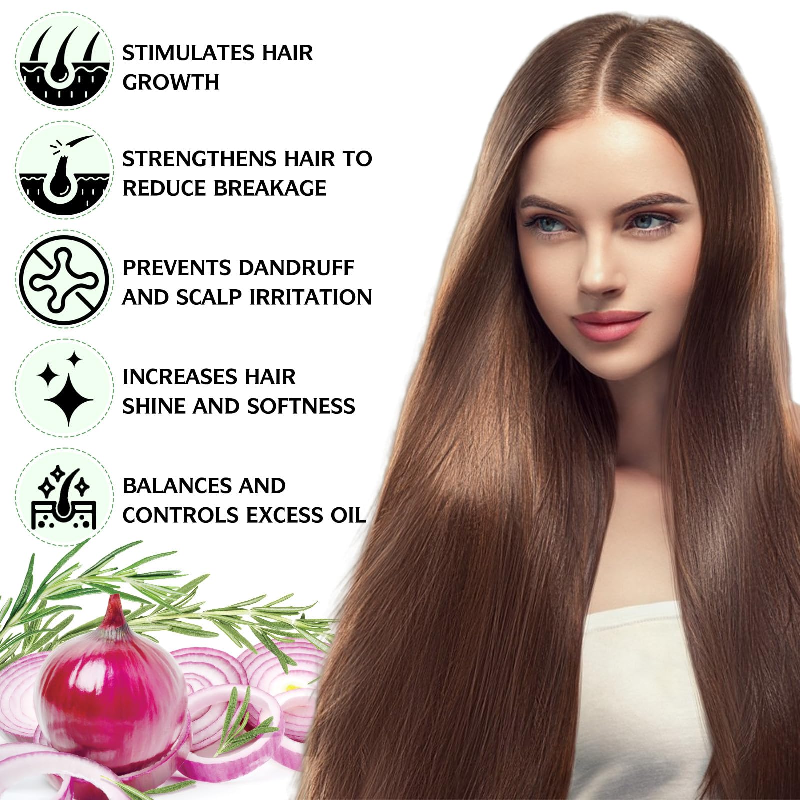 Aplicación del champú FSLHCY en cabello húmedo para limpieza suave.