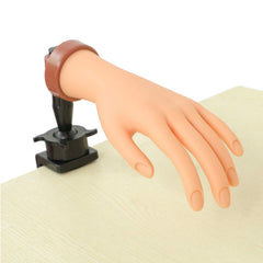 FU SHEN mano de práctica para uñas acrílicas nude, ideal para practicar diseños.