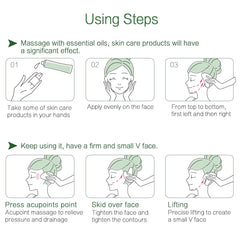 FUANKANG Gua Sha verde nariz para definir suavemente el perfil
