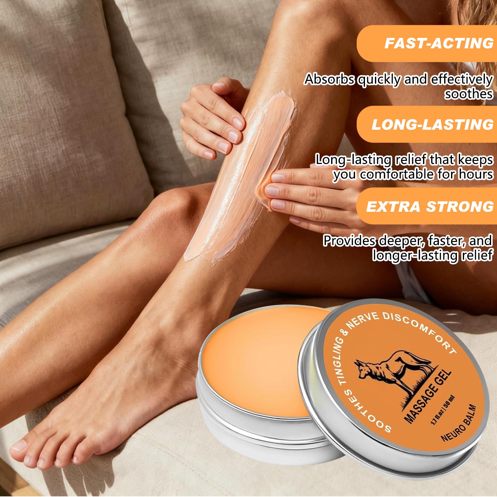 FUERHPSH Neuro Bálsamo en cuello para alivio suave