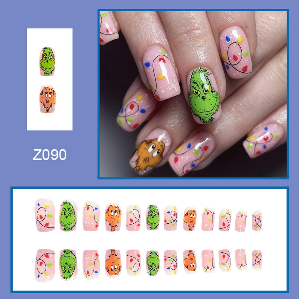 Uñas navideñas FUKIDOG con brillo: diseño festivo para destacar en fiestas