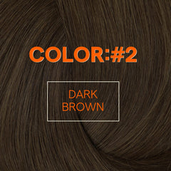 Extensiones Full Shine color Marrón Oscuro 2 para tono natural.