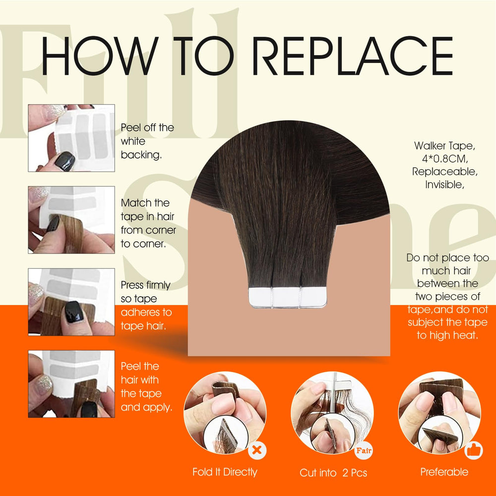Cabello ligeramente más largo gracias a las extensiones Full Shine.