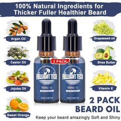 Spray de vitaminas FULLLIGHT TECH para barba y distribución uniforme.