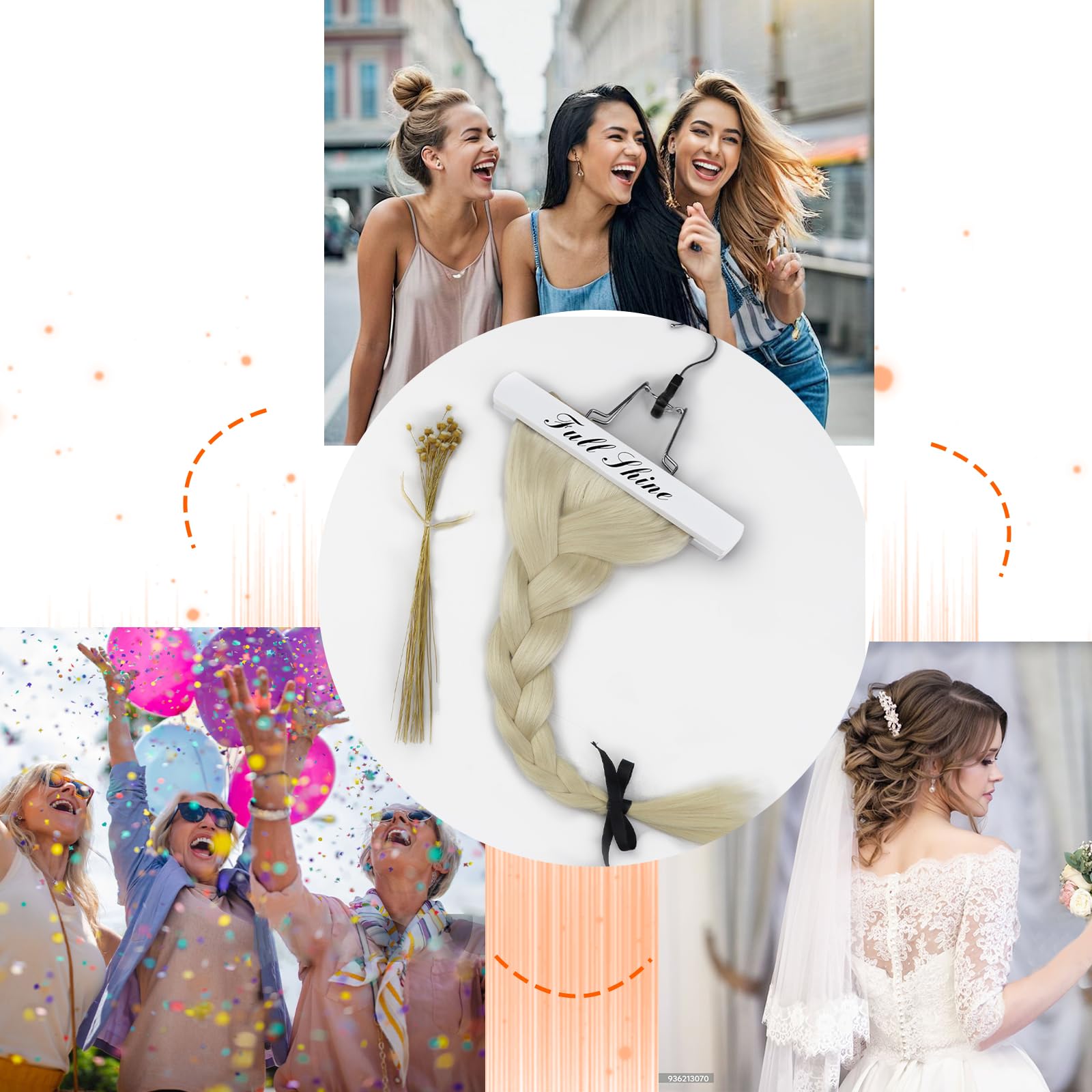 Full Shine Opciones de estilo versátiles para peinados diarios y eventos.