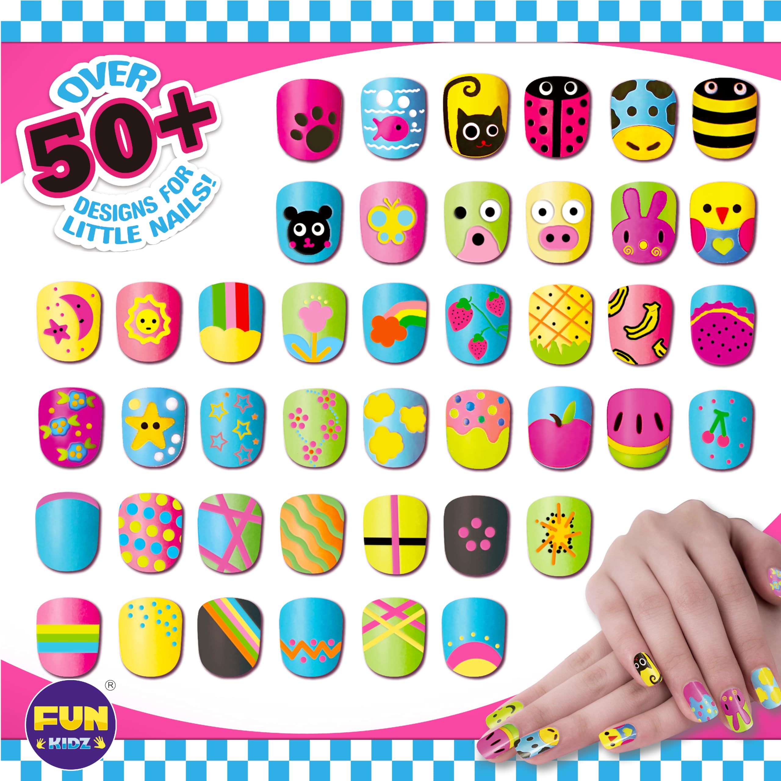 FUN KIDZ brillos-metalicos-destellos: añade brillo y estilo a la manicura.