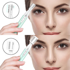 Funstant Afilador cejas diseño ergonómico para manejo cómodo.