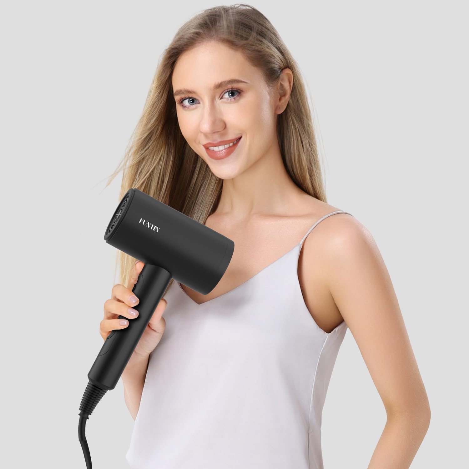 FUNTIN secador con motor inteligente para rendimiento estable.