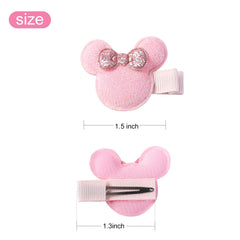 Furutonhe orejas mouse brillantes doradas, brillo para fiestas y eventos.