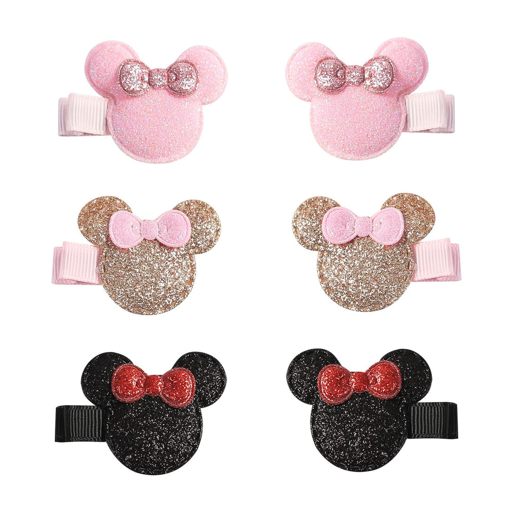 Furutonhe orejas mouse brillantes rosas, ideal para peinados diarios.
