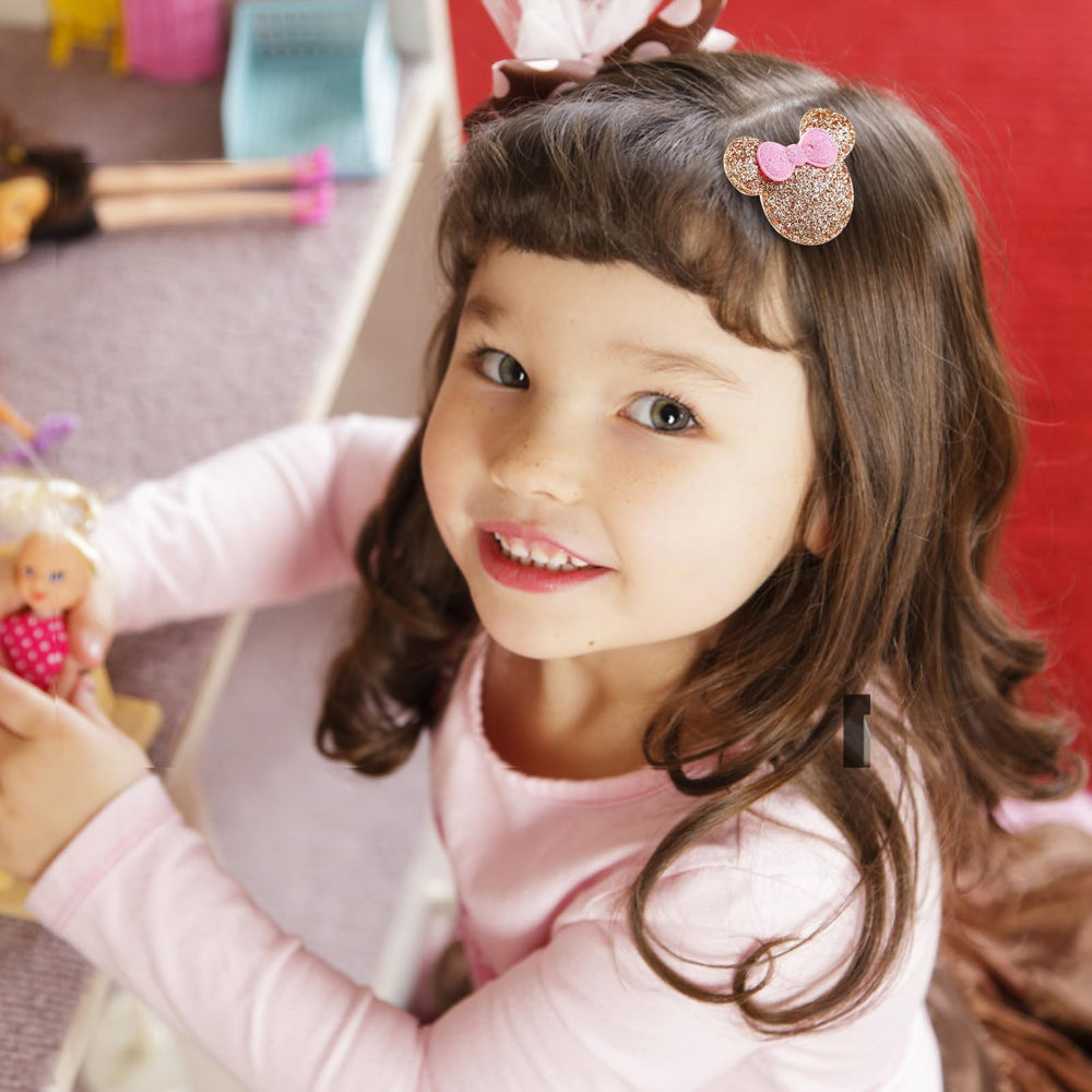Orejas mouse de 1,5 pulgadas Furutonhe, tamaño cómodo para bebés y toddlers.