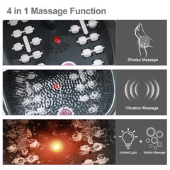 FutureCare Pie Spa: burbujas oxigenadas para circulación suave.