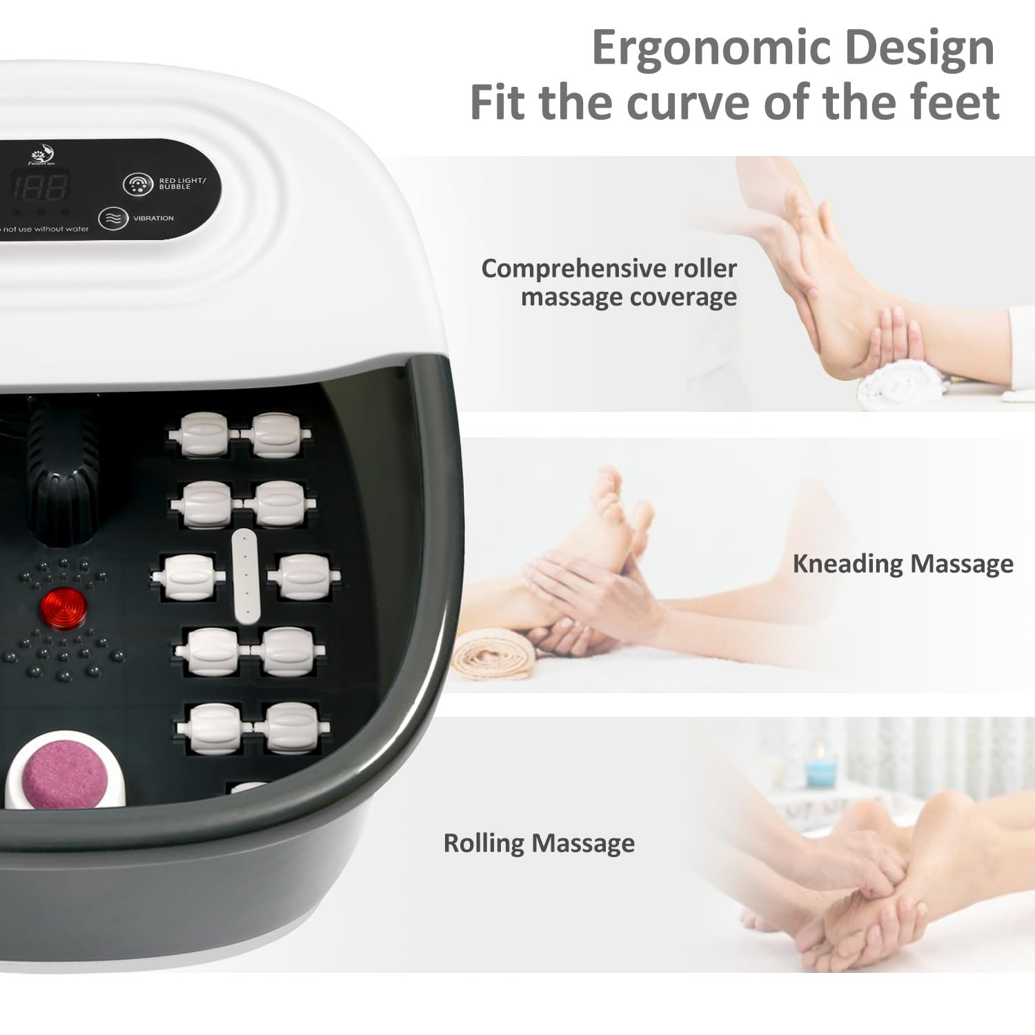 FutureCare Pie Spa: caja de medicina para añadir hierbas o sales.