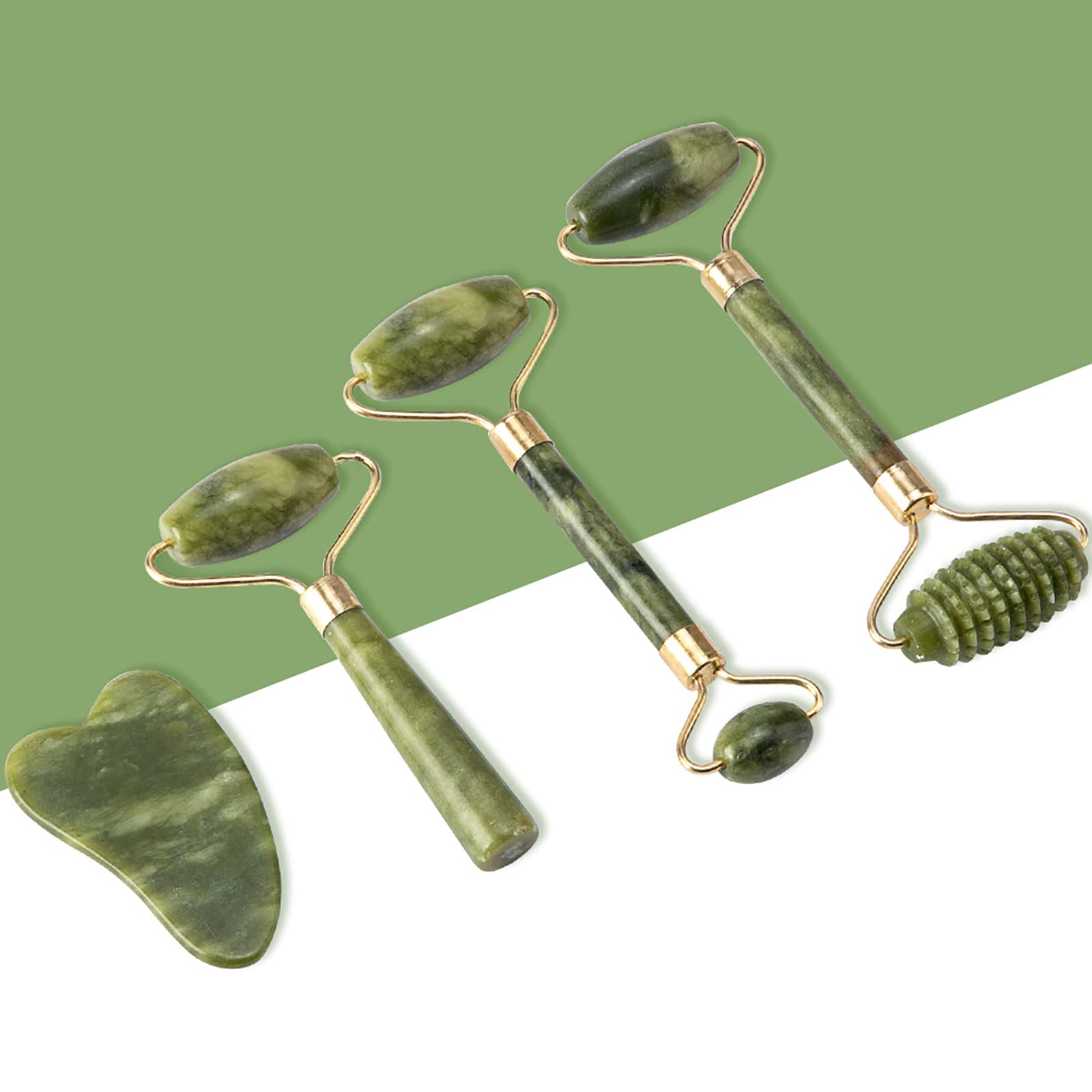 fuvooi Jade Gua Sha: set completo de cuidado facial 5 en 1