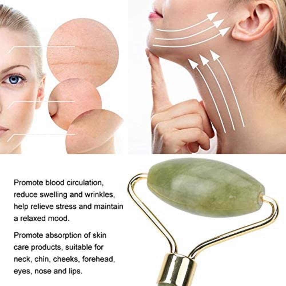 fuvooi Jade Gua Sha: uso facial diario con rodillos