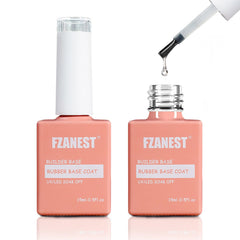 FZANEST bote base gel 5 en 1 listo para nivelar uñas