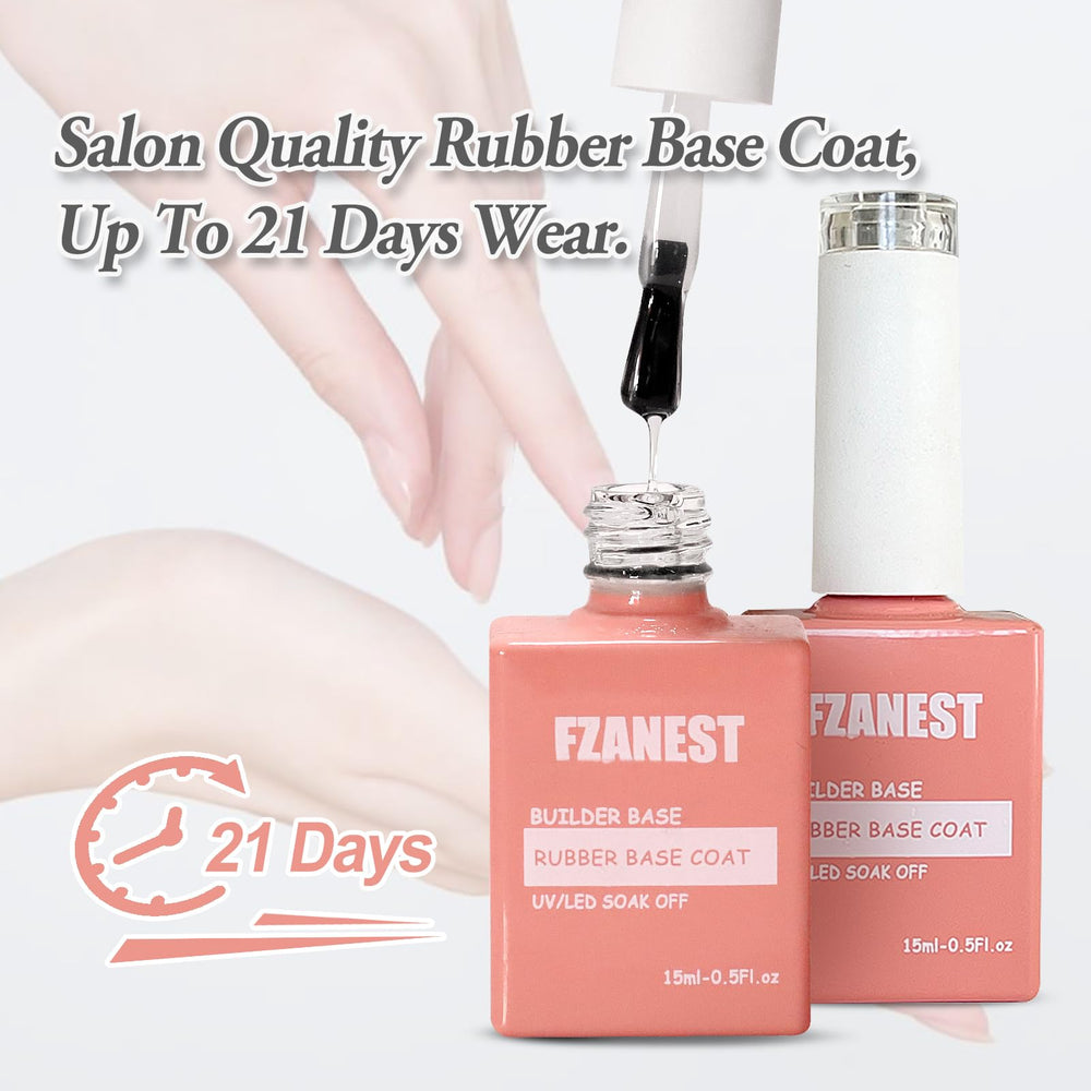 FZANEST kit con dos botellas de 15 ml para manicura casera