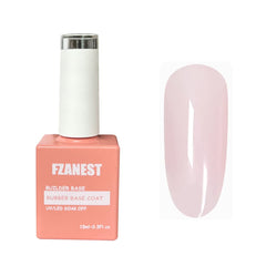 FZANEST Base BuilderGel, bote transparente para base sólida de uñas