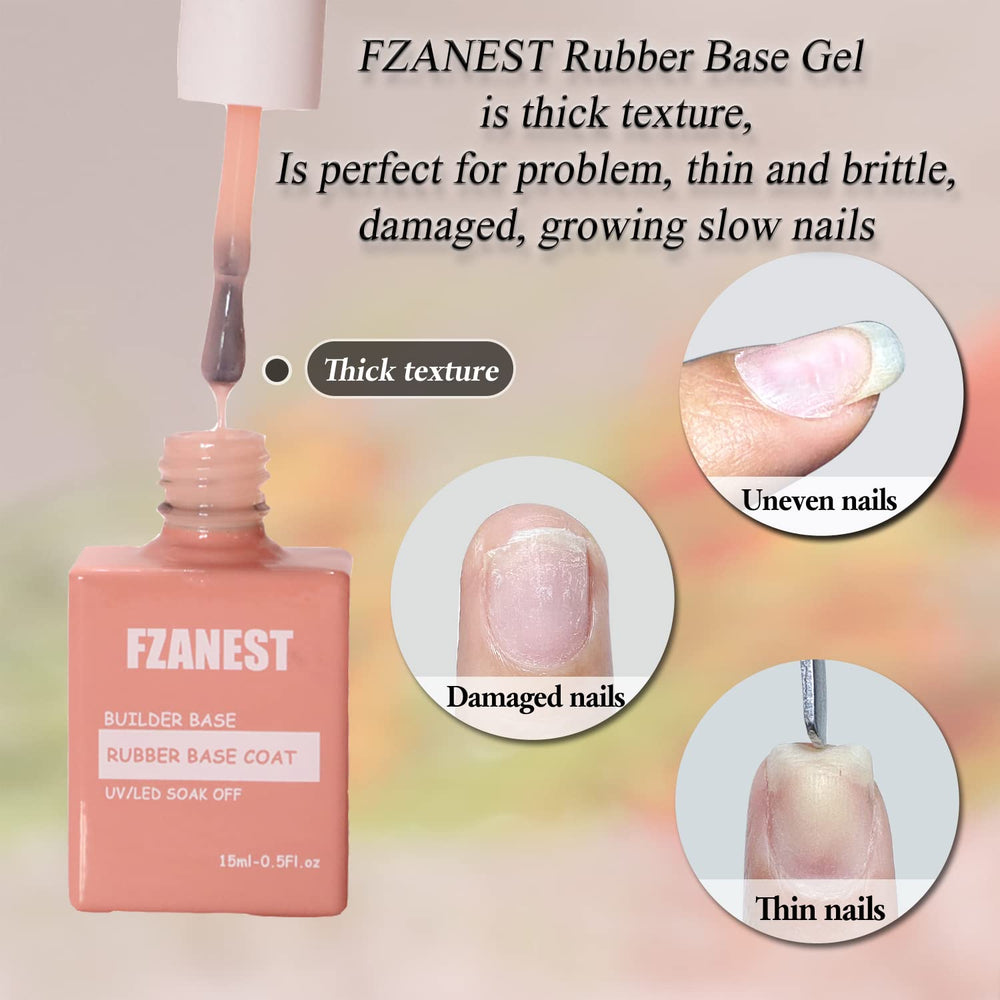 FZANEST Reparación de uñas con gel BuilderGel