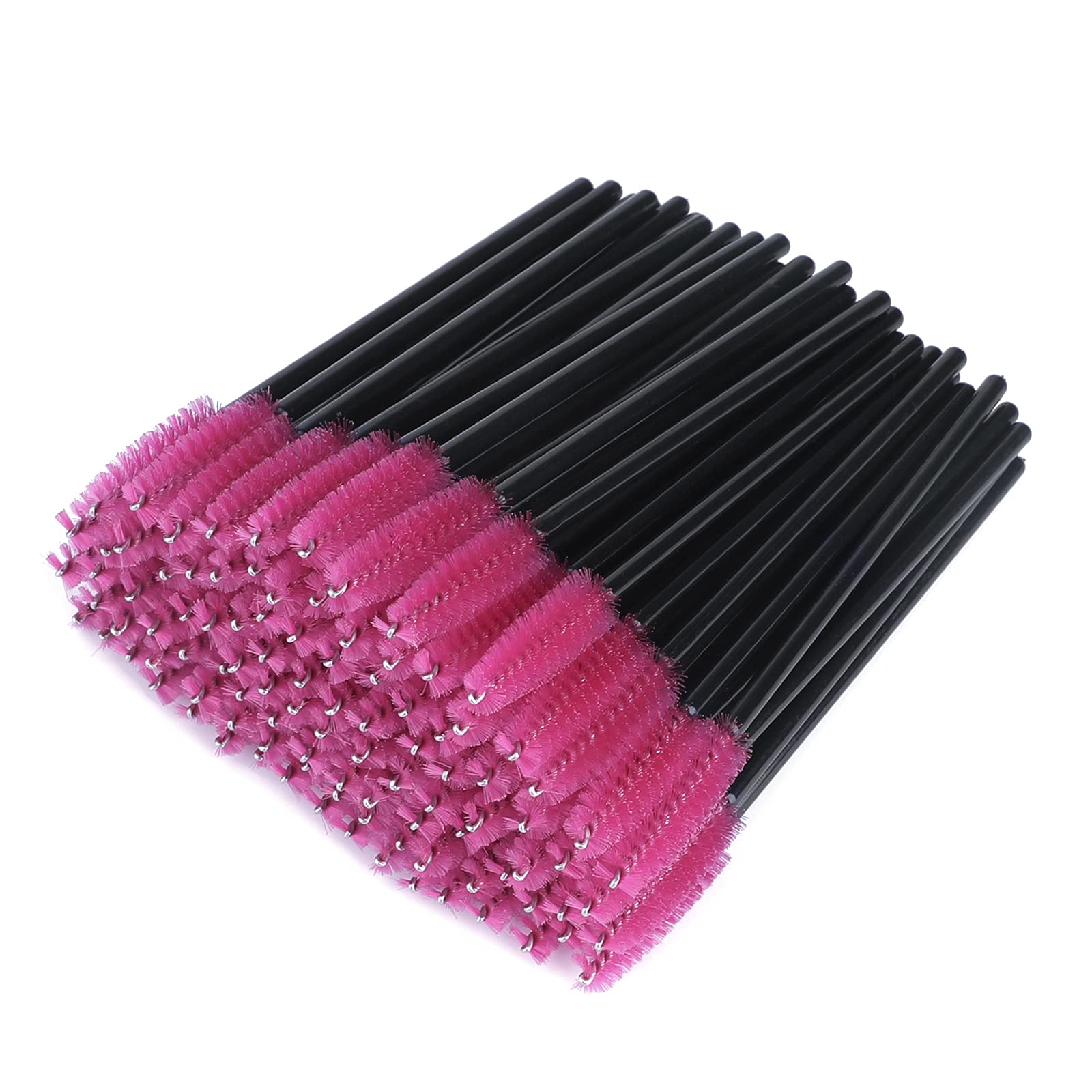 Cepillos desechables para pestañas de G2PLUS con cabezal de 1 pulgada para fácil limpieza.