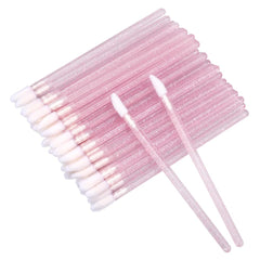 G2PLUS brocha labios cristal rosa para aplicación suave y precisa