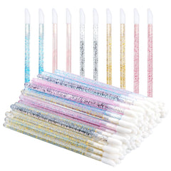 G2PLUS cepillo labial de cristal, aplicador desechable para delinear labios con precisión.